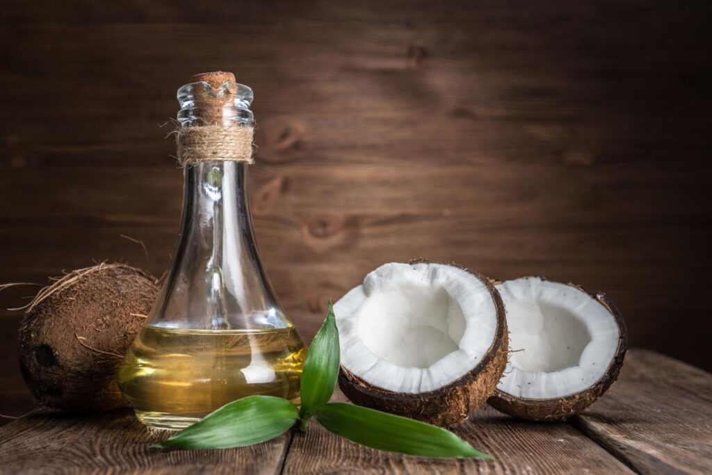 how to control frizzy hair using coconut oil