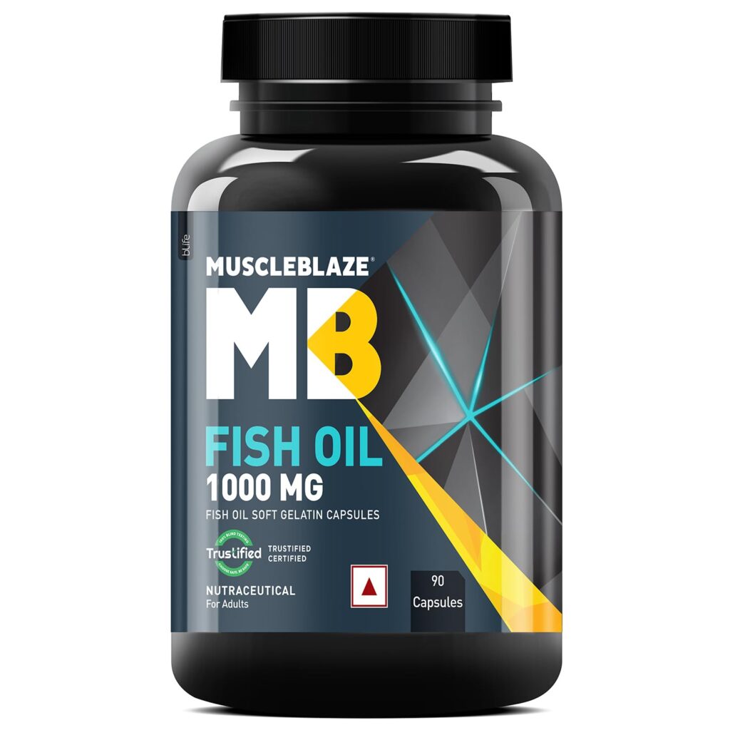Muscle Blaze Fish Oil | fitgood360.com